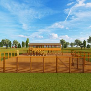 100 Goats/Sheep Free Range Structure Design
