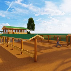 50 GOATS/Sheep HOUSE DESIGN-FREE RANGE Midrange