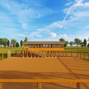 100 Goats/Sheep Free Range Structure Design