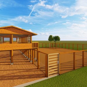 100 Goats/Sheep Free Range Structure Design