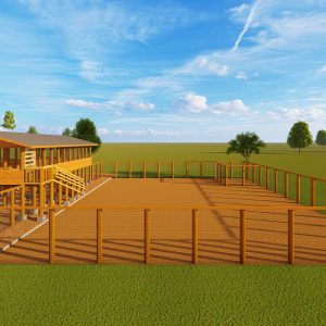 100 Goats/Sheep Free Range Structure Design