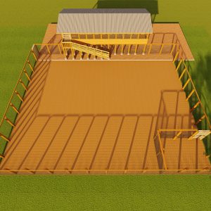100 Goats/Sheep Free Range Structure Design