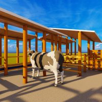 3 Dairy Cow’s Structure Design Plan Midrange