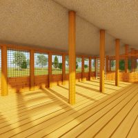 100 goats/sheep design structure zero grazing