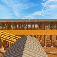 100 goats/sheep design structure zero grazing