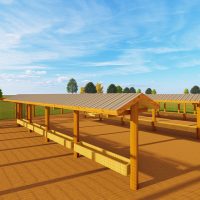 100 goats/sheep design structure zero grazing