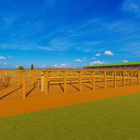 400 goats structure