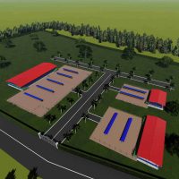 1000 Steel Agri tourism Goats setup