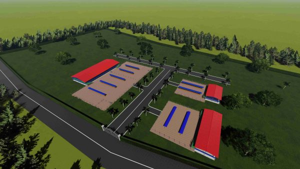 1000 Steel Agri tourism Goats setup