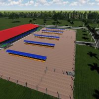 1000 Steel Agri tourism Goats setup