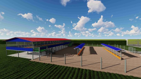 1000 Steel Agri tourism Goats setup